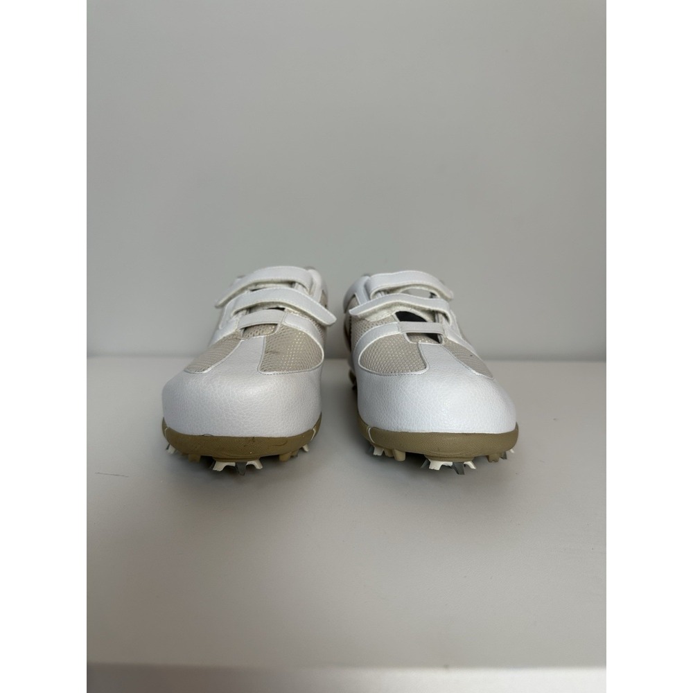 Nike 314904-171 SP Women's White/Gold Soft Spikes‎ Golf Sneakers Shoes Size 8.5 - Picture 4 of 10